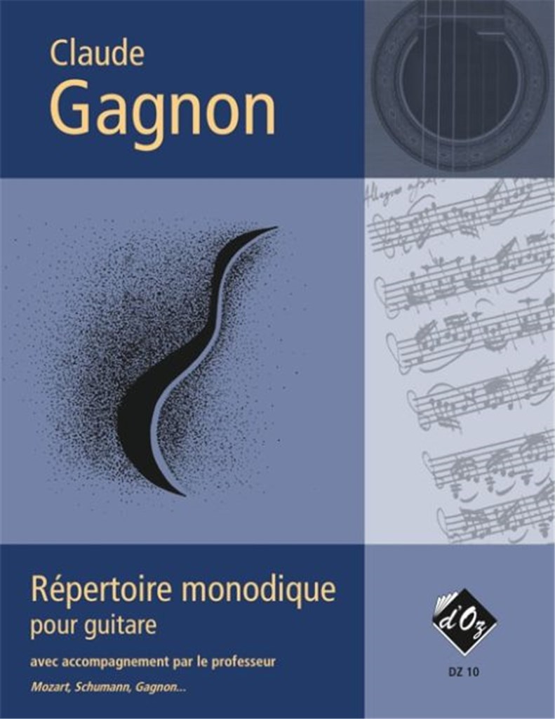 Répertoire monodique pour guitare